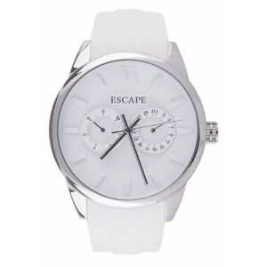 Ceas barbatesc model ECP10787 - curea din silicon - carcasa din otel - 42mm - rezistenta la apa 5 ATM imagine