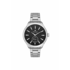 Ceas barbatesc WWG207506 - 44mm - curea metalica - rezistent la apa 5 ATM - culoare metalizata imagine