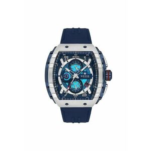 Ceas barbatesc WWG403102 - 43 mm - curea silicon - carcasa metalica - albastru/argintiu imagine