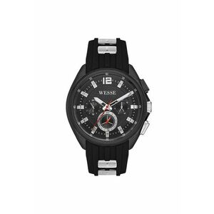 Ceas barbatesc model WWG401901 - 47 mm - curea silicon neagra - rezistent la apa 5 ATM - negru imagine
