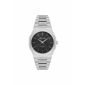 Ceas barbatesc WWG402601 - 40 mm - curea metalica - rezistent la apa 5 ATM - argintiu - negru imagine