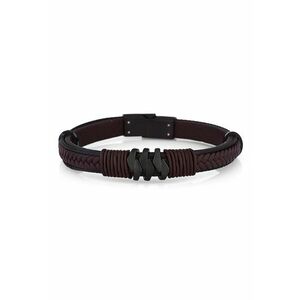 Bratara pentru barbati din Piele ecologica - lungime 20 cm - JWQG3015 imagine