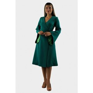 Rochie midi petrecuta imagine