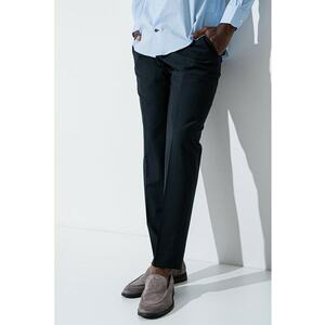 Pantaloni slim-fit din amestec de lana imagine
