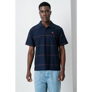 Tricou polo cu model in dungi imagine