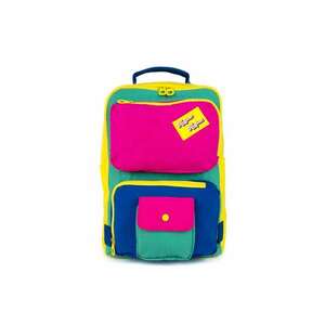 Rucsac unisex rezistent la apa - cu design colorblock No. 44 Retro S - 13l - 28x36cm imagine