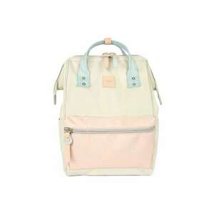 Rucsac No. 36 Candy M - 15l - 28x40cm - cu USB - bej - roz pastel imagine