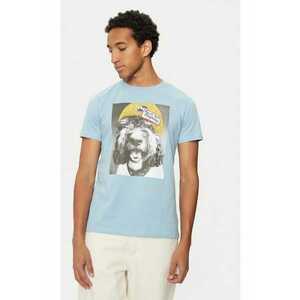 Tricou barbati - 304398131 - Bumbac - Albastru imagine