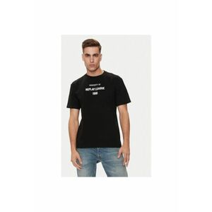 Tricou barbati - 304397356 - Bumbac - Negru imagine