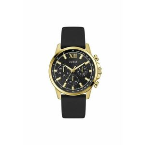 Ceas barbatesc GW0913G2 - mecanism Quartz - curea silicon neagra - diametru 44 mm - culoare aurie imagine