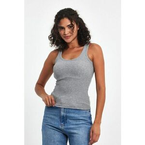 Top cambrat din amestec de lycra imagine