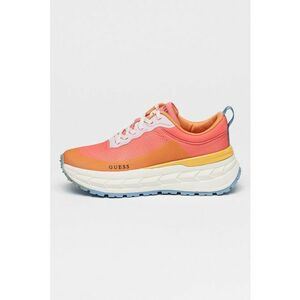 Pantofi sport wedge din material textil cu logo imagine