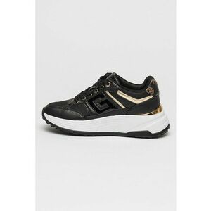 Pantofi sport wedge de plasa si piele ecologica imagine