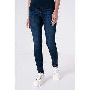 Blugi skinny cu talie medie Como imagine