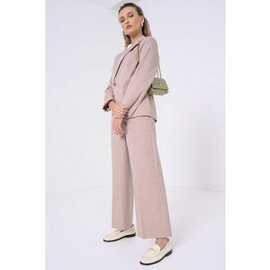 Sacou din amestec de lyocell cu buzunare cu clapa imagine