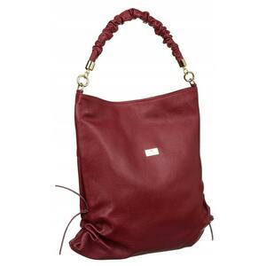 Geanta dama - model Tote - neagra - din piele naturala - cu 3 compartimente imagine