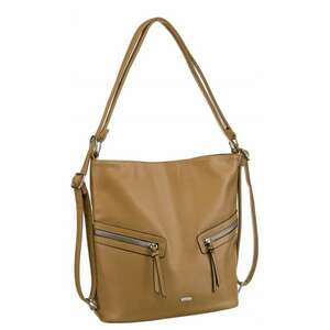 Geanta de dama Tote - bej - din piele ecologica - cu o singura compartimentare imagine