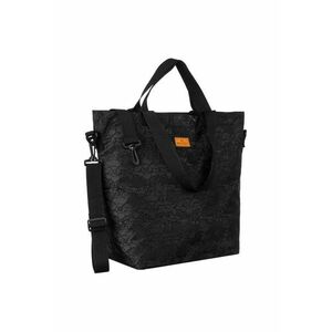 Geanta shopper neagra pentru femei - cu manere reglabile si curea detasabila - dimensiuni mari imagine