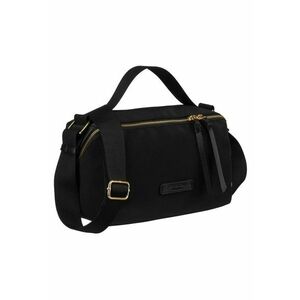 Geanta de umar pentru femei - neagra - 3 buzunare - 14x26x15cm imagine