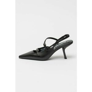 Pantofi slingback din piele cu varf ascutit imagine