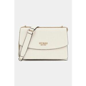 Geanta din piele ecologica cu bareta de umar si aspect texturat imagine