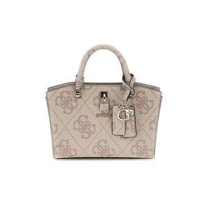 Geanta de piele ecologica cu monograma si maner imagine