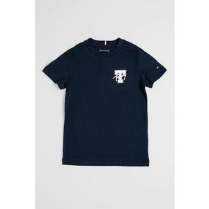 Tricou de bumbac cu logo pe piept imagine