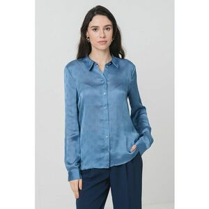 Camasa slim fit cu model monograma imagine