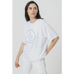 Tricou supradimensionat cu logo brodat imagine