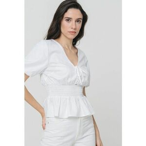 Camasa cu maneci scurte si decolteu in V imagine