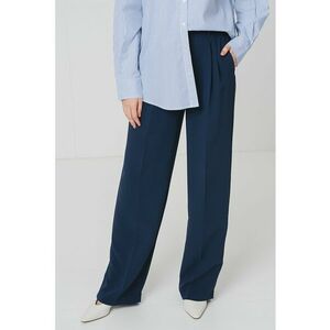 Pantaloni drepti cu pliuri inversate imagine