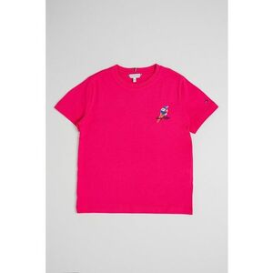 Tricou de bumbac cu imprimeu grafic si logo imagine