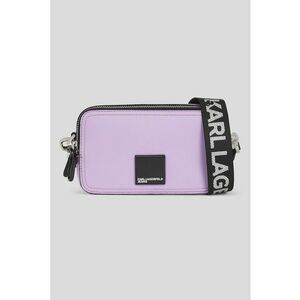 Geanta crossbody de piele ecologica cu bareta logo imagine