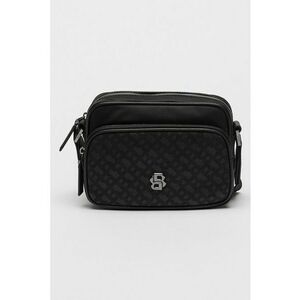 Geanta crossbody cu logo metalic imagine