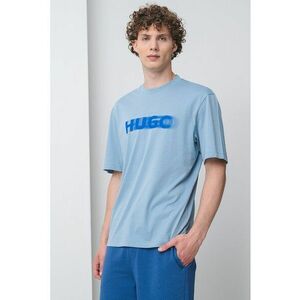 Tricou din bumbac cu imprimeu logo imagine