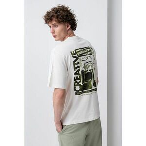 Tricou de bumbac cu imprimeu grafic imagine