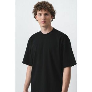 HUGO - Tricou uni de bumbac imagine