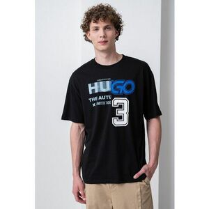 Tricou de bumbac cu logo frontal imagine