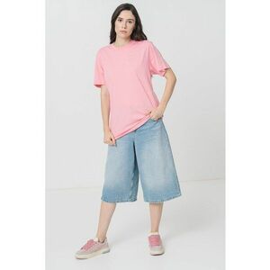 Tricou lejer cu logo brodat Vintage imagine