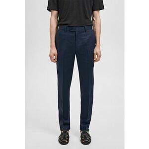 Pantaloni eleganti slim-fit din in imagine