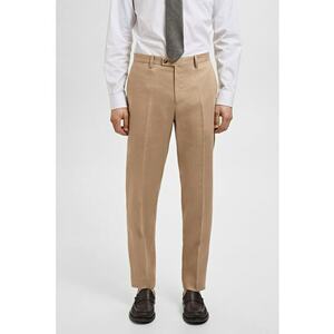 Pantaloni eleganti slim-fit din in imagine