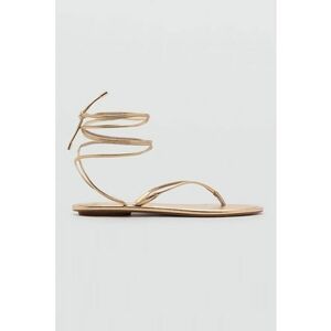 Sandale de piele ecologica cu barete multiple imagine