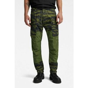 Pantaloni din amestec de bumbac cu croiala dreapta si buzunare cu clapa imagine