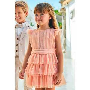 Rochie stratificata cu maneci scurte imagine