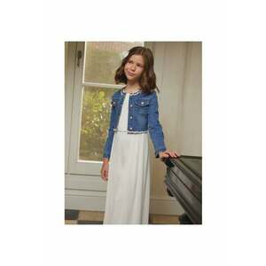 Salopeta fete - 304035036 - Poliester - 152 CM - Alb imagine