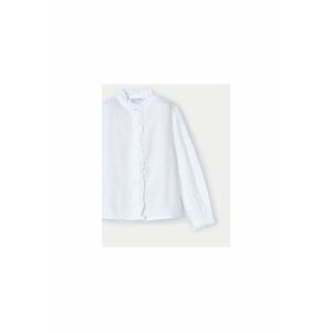 Camasa fete - 304320200 - Viscoza - Alb imagine