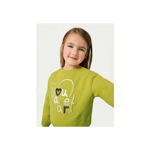 Bluza fete - 304296970 - Bumbac - Galben imagine