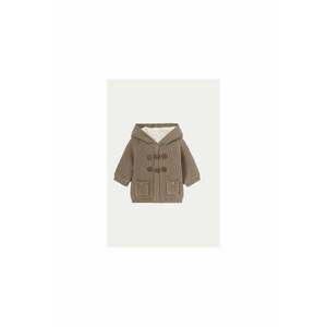 Cardigan baieti - 304309960 - Bumbac/Acril - Maro imagine