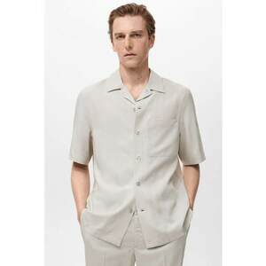 Camasa din lyocell cu maneci scurte imagine