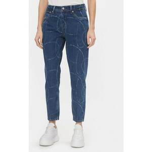 Blugi dama - 303438371 - Bumbac - Albastru imagine